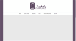 Desktop Screenshot of isabellainternacional.com